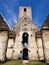 Inside view of Katarinka church ruins in Slovakia