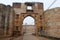 inside view of main entrance gate. Champaner-Pavagadh Archaeological Park, a UNESCO World Heritage Site, is located in Panchmahal