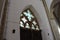 Inside view of the main entrance and window of the Lala Mustafa Pasha Mosque former St. Nicholas