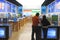 Inside view of a Microsoft store