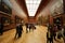Inside view painting  at Louvre museum in Paris