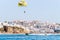 Inside view of the Parasailing experience with speed boat and boat tour experiences in Albufeira, Algarve PortugalBenagil Sea Cave