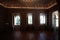 Inside view of a room in Chalet of the Countess of Edla in Estrada da Pena, Sintra, Portugal