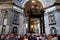 Inside view of Saint Peter\'s Basilica on May 31, 2014
