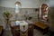 Inside view of St Margaret`s Chapel in Edinburgh Castle