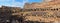 Inside of the wonderful Colloseum in Rome