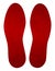 Insoles for shoes - red