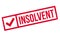 Insolvent rubber stamp