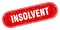 insolvent sign. insolvent grunge stamp.