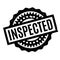 Inspected rubber stamp