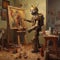 Inspection Robot Creates Masterpiece Painting