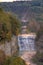 Inspiration Point in early Autumn boasts beautiful Waterfalls and train trestle