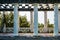 The Inspiration Point Shelter. Popular rest stop for cyclists along the Hudson River Greenway