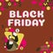 Inspiration showing sign Black Friday. Business idea The day after the US holiday of Thanksgiving Shopping season