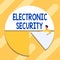 Inspiration showing sign Electronic Security. Business idea electronic equipment that perform security operations Man