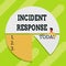 Inspiration showing sign Incident Response. Word for addressing and managing the aftermath of a security breach Man