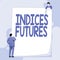 Inspiration showing sign Indices Futures. Concept meaning cashsettled futures contract on the value of a stock Typing
