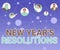 Inspiration showing sign New Year s is Resolutions. Business overview Wishlist List of things to accomplish or improve