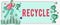 Inspiration showing sign Recycle. Concept meaning process of converting waste materials into new materials and objects