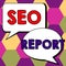 Inspiration showing sign Seo Report. Business concept notifying on how website is performing in search engine results