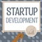 Inspiration showing sign Startup Development. Business overview to remain having social professional commercial