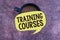 Inspiration showing sign Training Coursesis series of lessons or lectures teaching skills you need. Business idea is