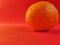 inspirational chinese new year concept image of Mandarin orange in red colour background