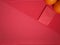inspirational chinese new year concept image of red envelope and oranges in red colour background