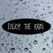 Inspirational quote `enjoy the rain`