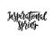 Inspirational spring hand sketched typography icon lettering