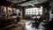 Inspiring office interior design Industrial style Generative AI AIG 31.