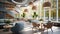 Inspiring office interior design Scandinavian style Corporate Office with Open Space Design featuring Natural elements