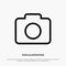 Instagram, Camera, Image Line Icon Vector