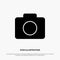 Instagram, Camera, Image solid Glyph Icon vector