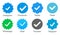 Instagram, Facebook, Twitter, Tiktok, Telegram, Whatsapp, Viber, Youtube, set verified profile badges. Check mark verified account