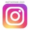 Instagram logo with vector Ai file. Squared Colored.