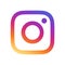 Instagram Logo - Vector - Original Gradient Color - Isolated. Multicolor Instagram Latest Icon for Web Page, Mobile App or Print M