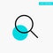 Instagram, Search, Sets turquoise highlight circle point Vector icon