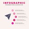 Instagram, Sets, Share Solid Icon Infographics 5 Steps Presentation Background
