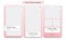 Instagram story design template modern rose pink color soft and feminine for female woman related product promotion ads