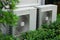 Install air conditioning in tall buildings surrounded by trees