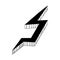 Install Lightning. Modern flat style vector illustration. Lightning bolt Lightning flash icon set. Vector