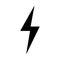 Install Lightning. Modern flat style vector illustration. Lightning bolt Lightning flash icon set. Vector