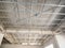 Install metal frame for plaster board ceiling at house