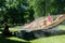 Installation Flying Carpet in Mikhailovsky Garden, St. Petersburg