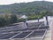 Installation of solar panels on the factory roof