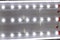 Installing Led light strips as a backlight for a TV television device, transforming and converting LCD fluorescent lamps to LED