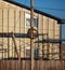 Installing siding on the walls of the house