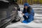 Installing Snow Tire Chains