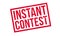 Instant Contest rubber stamp